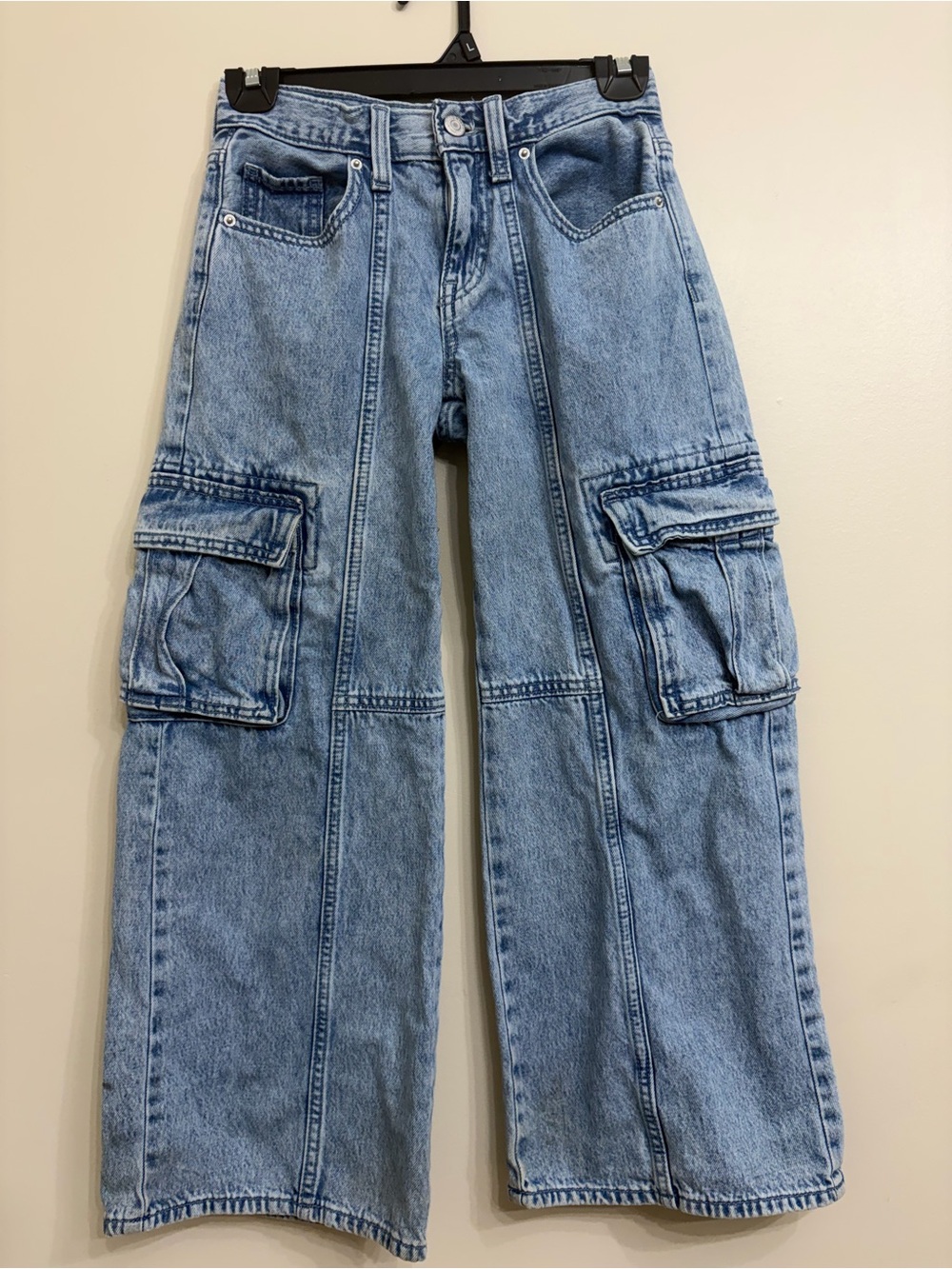 Old Navy Light Blue Cargo Jeans for Kids